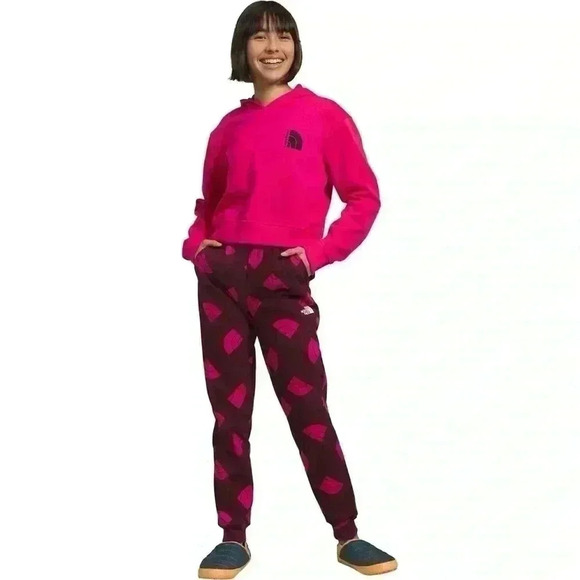 The North Face Girls’ Fleece Joggers, Large (Size 12) - Picture 8 of 9